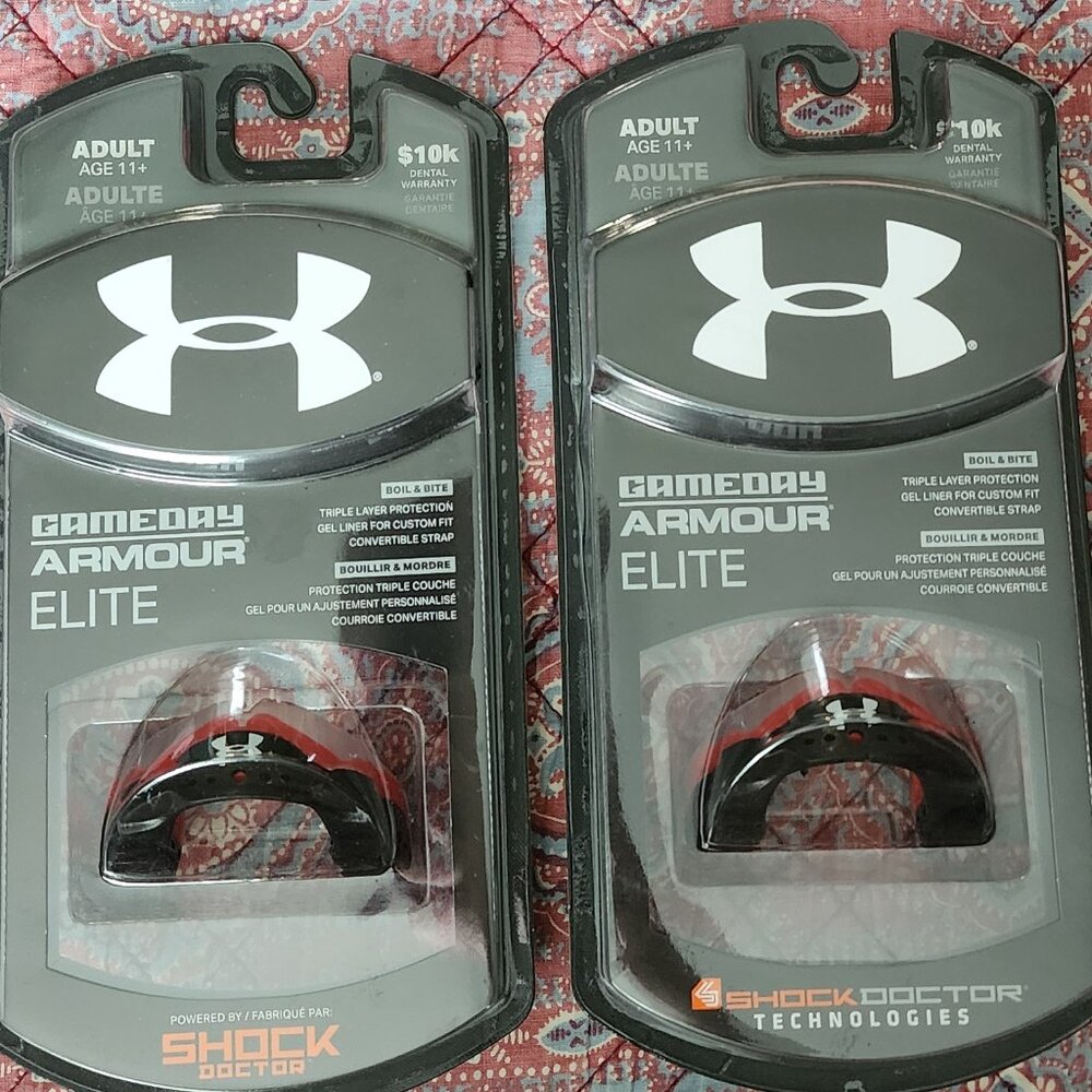 NIB - 2 Adult Under Armor Mouthguards